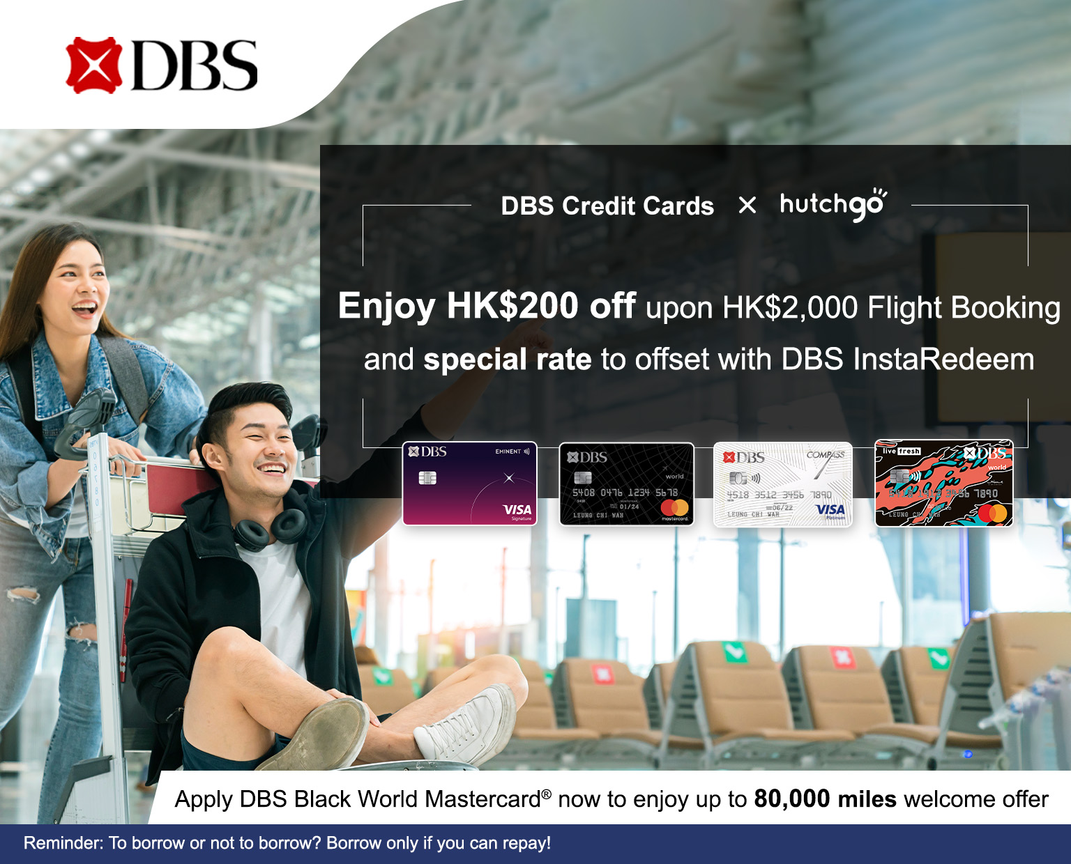 Offset your travel products spending instantly with DBS InstaRedeem