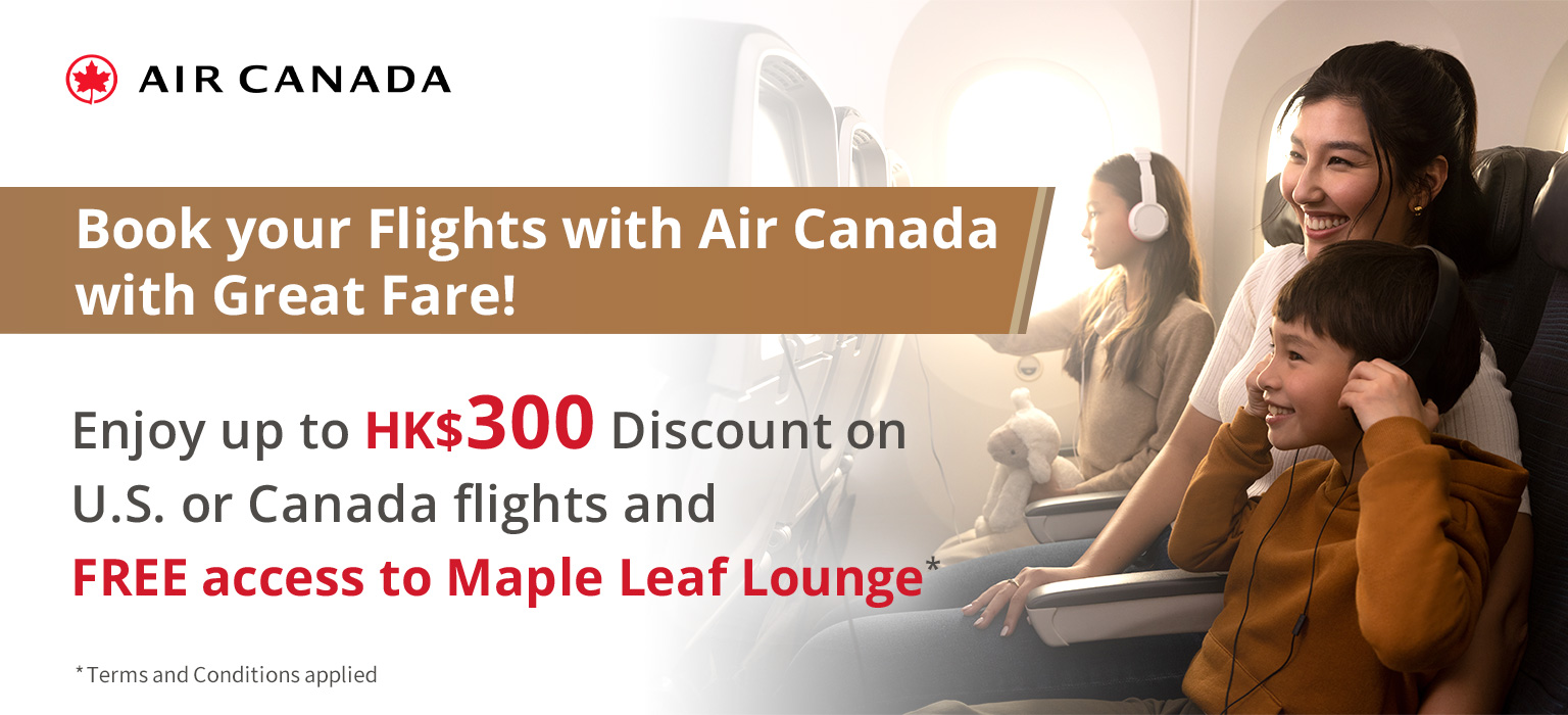 Air Canada Limited Time Offer! Book your Flights with Air Canada with ...