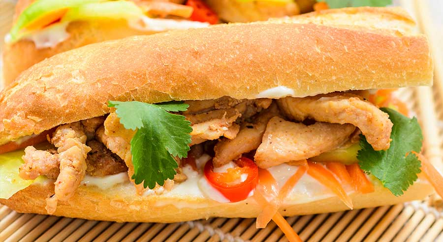 The French x Vietnamese Sandwich Bánh mì