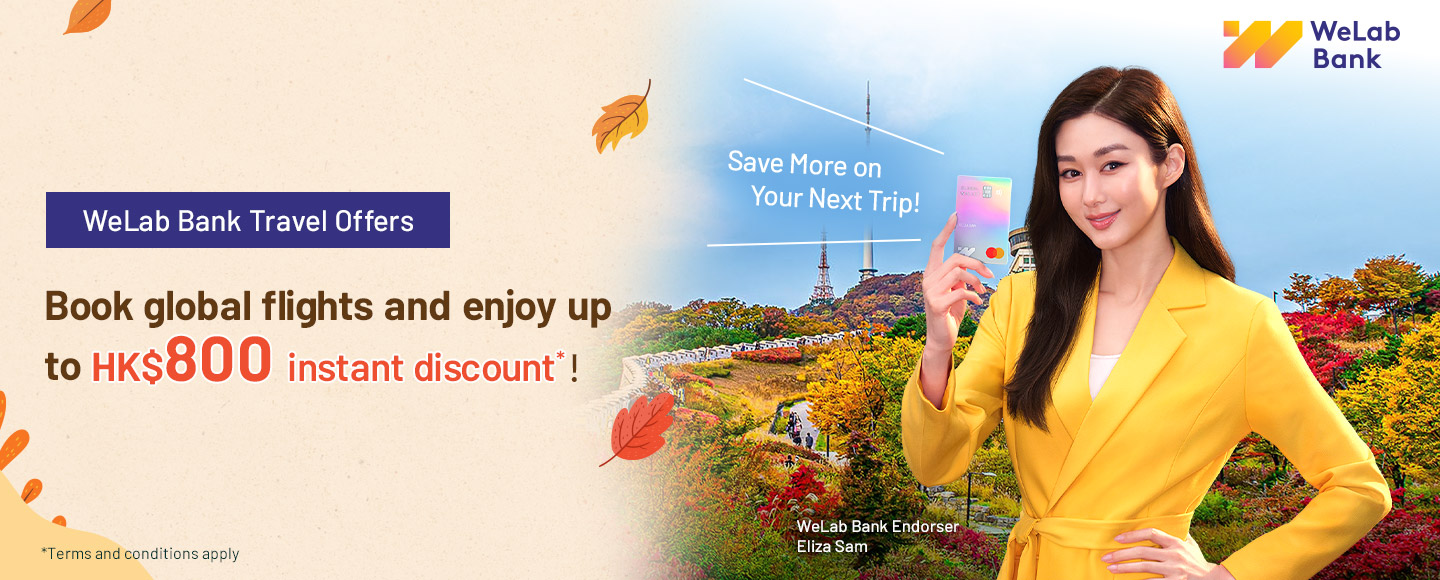 WeLab Bank  Travel Offer