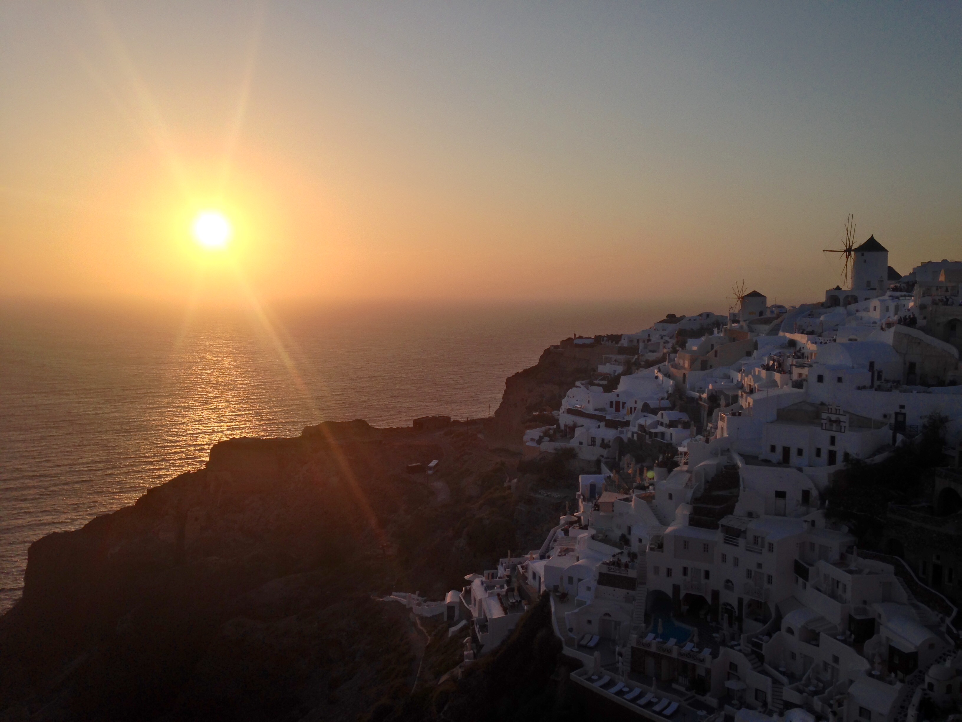 希臘聖托里尼 尋找世界最美日落